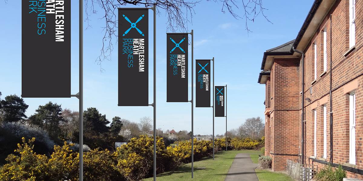 Martlesham Heath Business Park banners