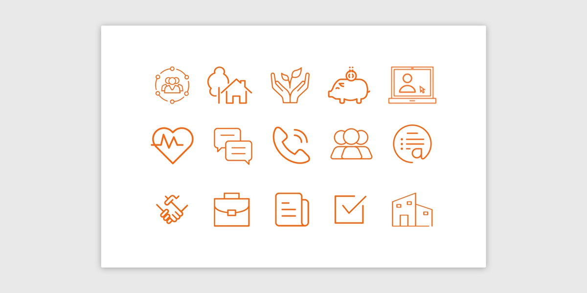 Cambridgeshire Acre Case Study - Icon Set Spread