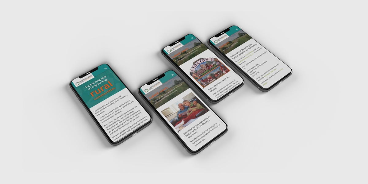 Cambridgeshire Acre Case Study - Mobile Layout