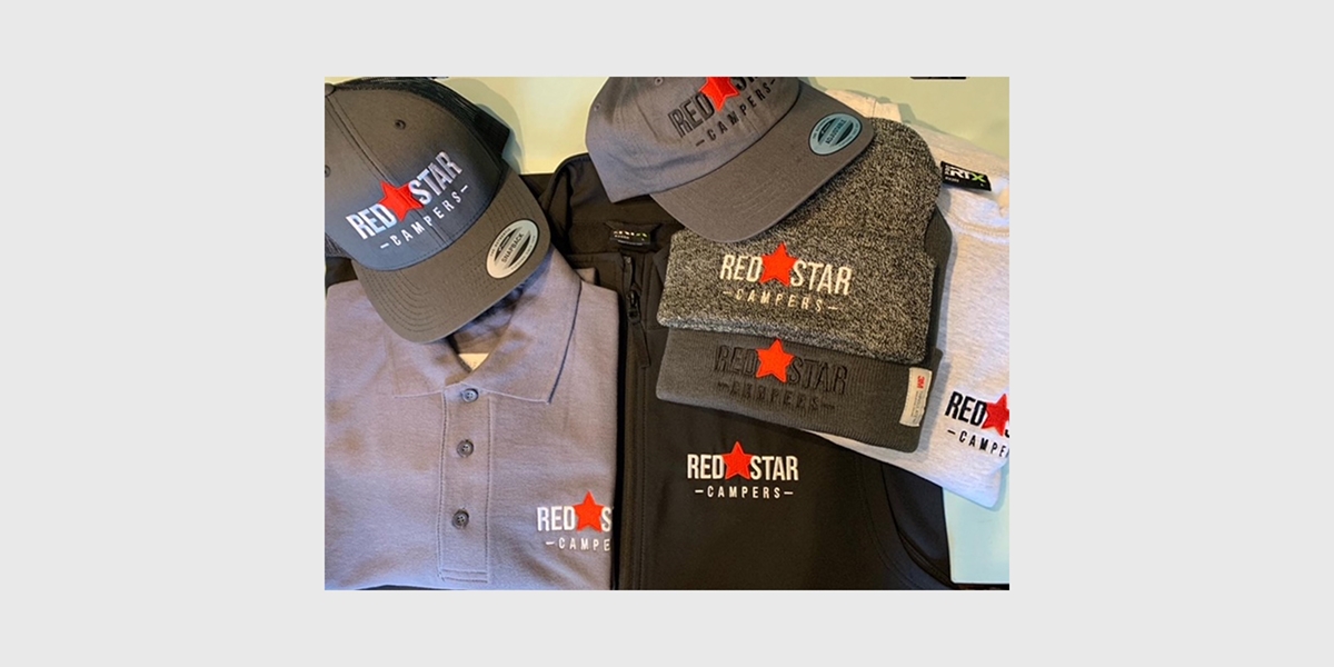 Red Star embroidered workwear