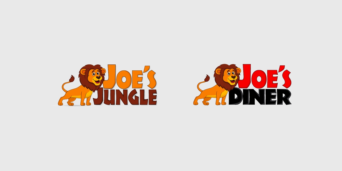 Joe's Jungle Portfolio Main Logo and Diner Logo
