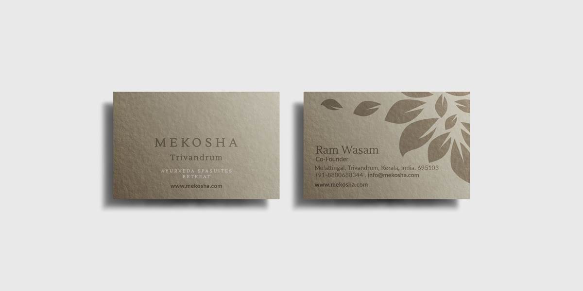 Mekosha Case Study - Business Card Design