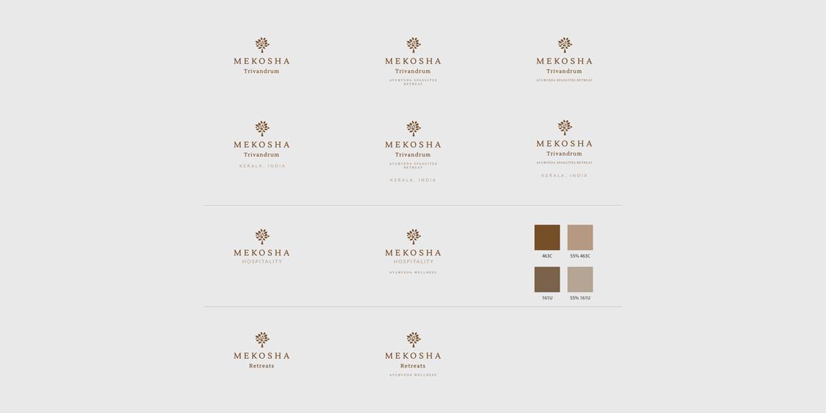 Mekosha Case Study - Selection of logo concepts for the Mekosha brand