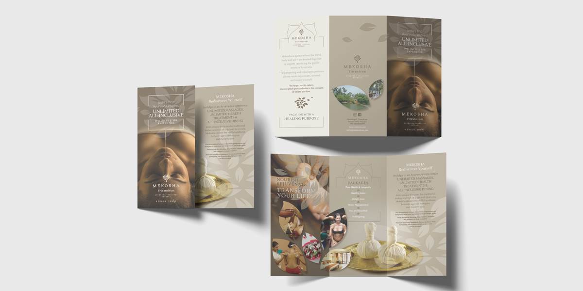 Mekosha Case Study - Tri-Fold Leaflet Design