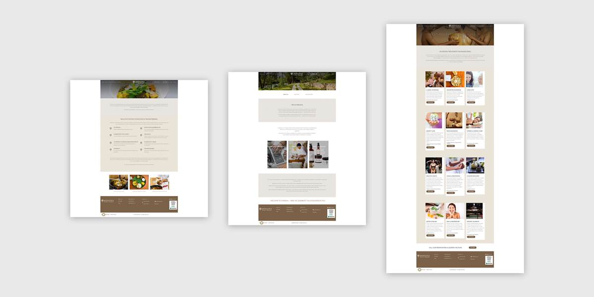 Mekosha Case Study - Mekosha Various Website Pages for New Brand