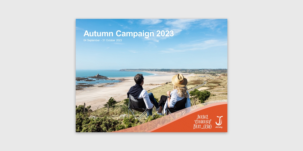 Visit Jersey Autumn Campaign Opening Presentation Slide
