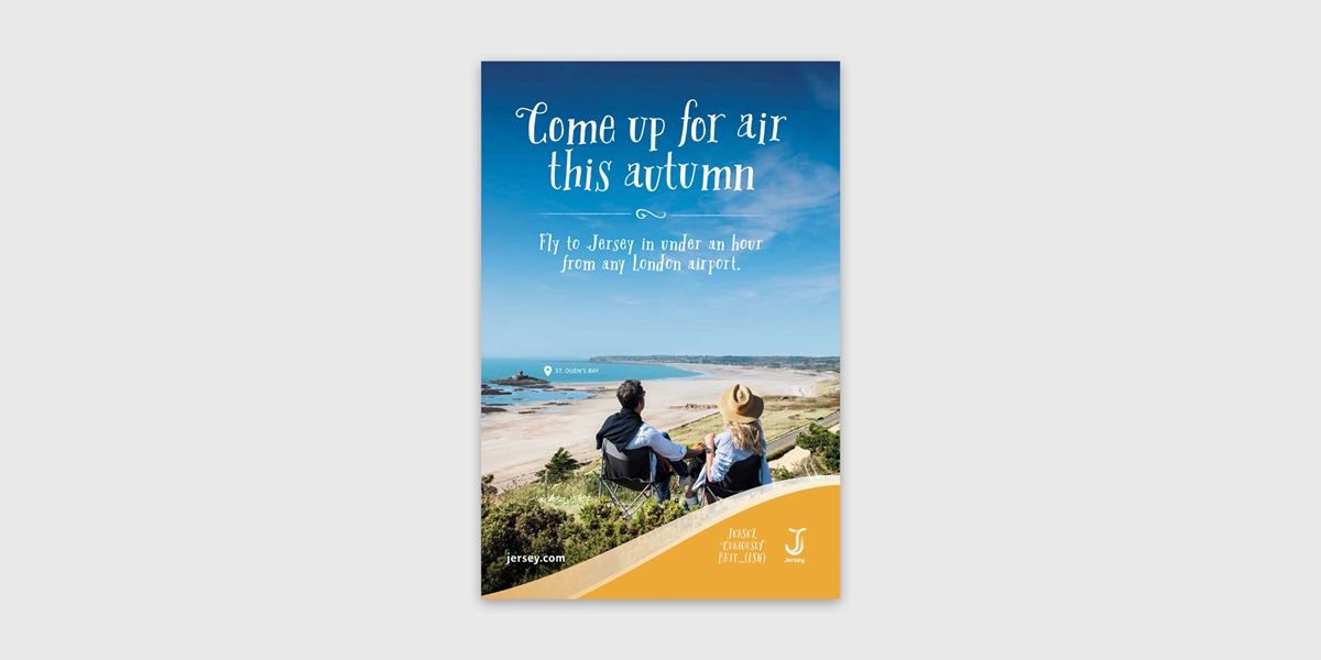 Visit Jersey Autumn Campaign Poster