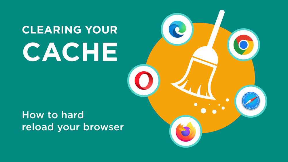 Clearing Your Cache Blog Header Showing Browser Icons